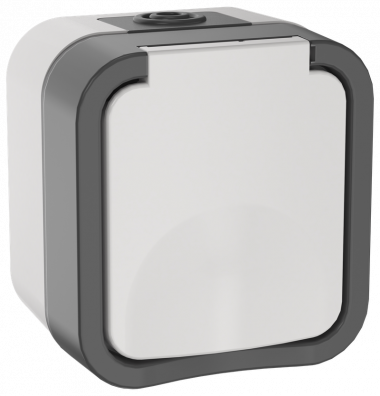 Фотография товара 'IEK TS-R16-16-55-K41 TORS Розетка 1-я с з/к кр. 16А IP55 TS220'