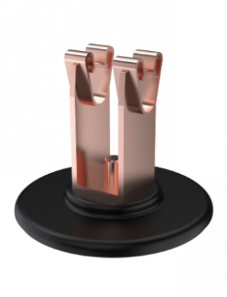 Фотография товара 'IEK Держатель проводника круглого 8-10мм для кровли основание клей медь ZDP85-50-6-18'