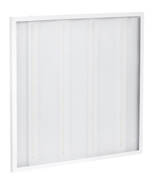 Фотография товара 'IEK Светильник светодиодный ДВО 6562-P 36Вт 5000К 595х595х20мм призма LDVO0-6562P-36-5000-K01'