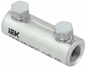 Фотография товара 'IEK Соединитель болтовой луженый СБЛ 50-95/2 1кВ, UCB11-050-095-02-01'