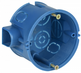 Фотография товара 'IEK Коробка установочная С3 D=68x45мм для твердых стен (с саморезами и стыковочными узлами), UKT10-068-045-000-A-S-UO'