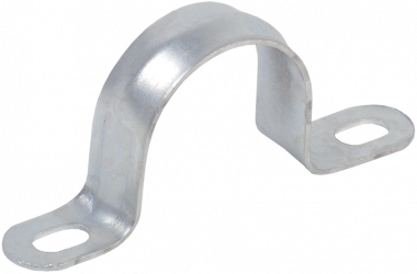 Фотография товара 'IEK Скоба металлическая двухлапковая d12-13мм, CMAT11-12-010'