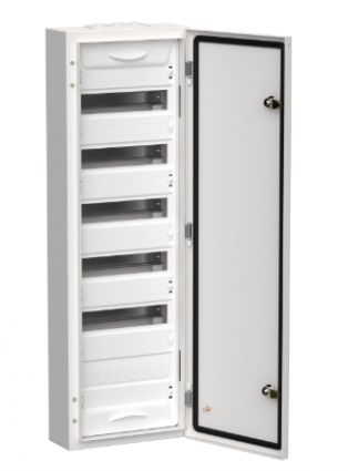 Фотография товара 'IEK TITAN 5 Корпус металлический ЩРн-72 (1х72) 960х310х140мм IP54 белый (одна дверь) TI5-50-N-072-54'