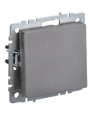 Фотография товара 'IEK BRITE Выключатель 1-клавишный перекрестный 10А ВС10-1-3-БрС сталь BR-V13-0-10-K46'