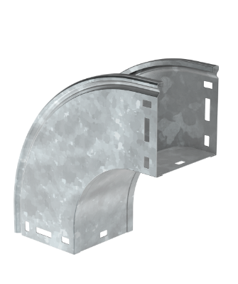 Фотография товара 'IEK Поворот плавный 90град вертикальный внешний (тип В20) ESCA 100х100мм HDZ CPV41-0-90-100-100-HDZ'