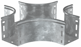 Фотография товара 'IEK Крестовина плавная (тип Г01) ESCA 80х400мм HDZ, CKR01-0-080-400-HDZ'