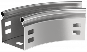 Фотография товара 'IEK Поворот плавный 45град тип Г01 ESCA 50х50мм, CPG01-0-45-050-050'