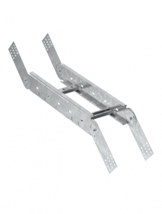 Фотография товара 'IEK Поворот вертикальный шарнирный лестничный LESTA 80х400мм HDZ CPV06-4-80-400-HDZ'