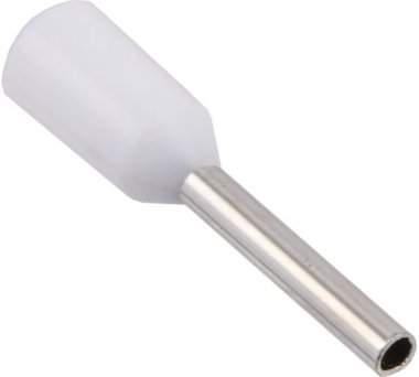 Фотография товара 'IEK Наконечник НШВИ 0,5-08 0,5мм2 с изолированным фланцем (100шт/упак) UGN11-008-D05-100-G'