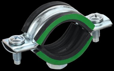 Фотография товара 'IEK ET-MP40D-SK-011-02-270 ELASTA Скоба метал. двухкомп. с резин. уплотн. d=11-15мм'