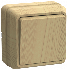 Фотография товара 'IEK Выключатель 1-клавишный для открытой установки ВС20-1-0-ОС 10А ОКТАВА, EVO10-K03-10-DC'