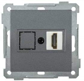 Фотография товара 'IEK Розетка HDMI BOLERO, EHB10-K95'