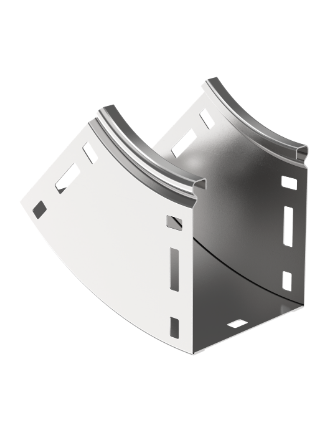 Фотография товара 'IEK ESCA Поворот плавный 45град тип В10 80х80мм CPV51-0-45-080-080'