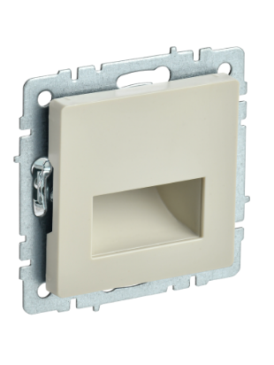 Фотография товара 'IEK BRITE Подсветка светодиодная встраиваемая ПЛ20-БрКр бежевый BR-FL20-K10'