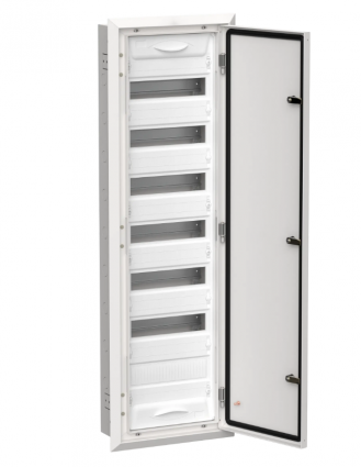 Фотография товара 'IEK TITAN 5 Корпус металлический ЩРв-84 (1х84) 1130х365х130мм IP31 белый (одна дверь) TI5-50-V-084-31'