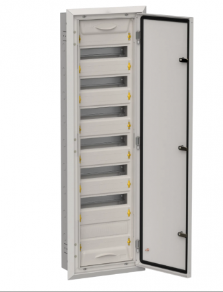 Фотография товара 'IEK TITAN 5 Корпус металлический ЩРв-84 (1х84) 1130х365х130мм IP31 серый (одна дверь) TI5-50-V-084-31-7035'