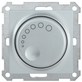 Фотография товара 'IEK Светорегулятор поворотный с индикацией СС10-1-1-Б 600Вт BOLERO, EDB11-0600-K23'