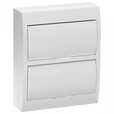 Фотография товара 'IEK MKP13-N-24-41-K01-G Корпус пластиковый ЩРН-П-24 бел. дверь IP41'