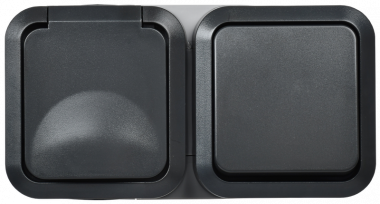 Фотография товара 'IEK TS-G10-6-55-V-K53 TORS Блок розетка + выключ. гор. 16А IP55 TS142'