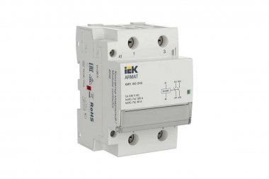 Фотография товара 'IEK AR-KMR20-100-20-024 ARMAT Контактор модульный KMR 100А 24В AC/DC 2НО'