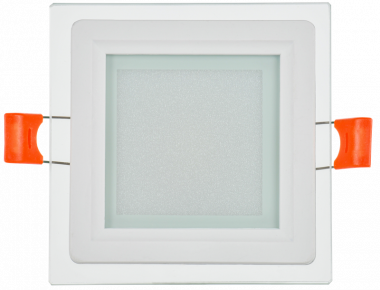 Фотография товара 'IEK LDVO0-1623-06-4000-K01 Светильник LED ДВО 1623 со стекл. квадр. 6Вт 4000К IP20'