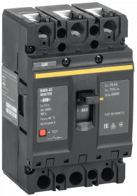 Фотография товара 'IEK Выключатель автоматический ВА88-32 3Р 63А 25кА MASTER, SVA10-3-0063-02'