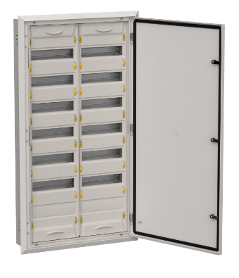 Фотография товара 'IEK TITAN 5 Корпус металлический ЩРв-168 (2х84) 1130х625х130мм IP31 серый (одна дверь) TI5-50-V-2X084-31-7035'