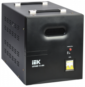 Фотография товара 'IEK Стабилизатор напряжения переносной EXPAND 12кВА, IVS21-1-012-11'