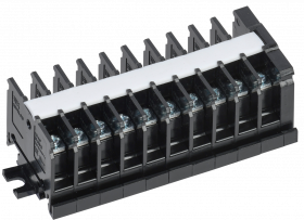 Фотография товара 'IEK Блок зажимов БЗН TK-010 1,5 мм2 10А на DIN-рейку 10 пар, YZN43-10-001-K02'
