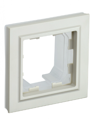 Фотография товара 'IEK BRITE Рамка 1-местная IP44Р У-1-БрКр-44 бежевый BR-M12-44-K10'