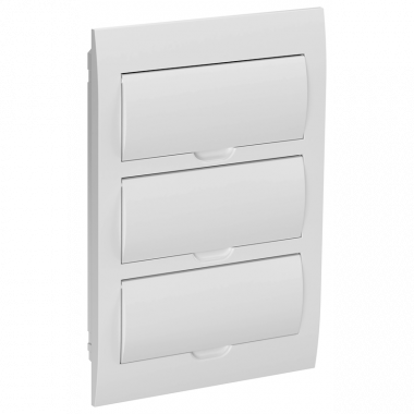 Фотография товара 'IEK MKP13-V-36-41-K01-G Корпус пластиковый ЩРВ-П-36 бел. дверь IP41'