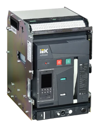 Фотография товара 'IEK ARMAT Воздушный автоматический выключатель выдвижного исполнения 3P типоразмер B 85кА 800А AR-ACB-3VB-085-0800A-TDCF'