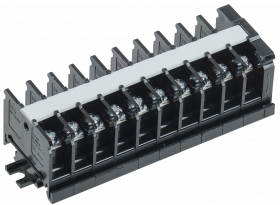 Фотография товара 'IEK Блок зажимов БЗН TK-020 2,5 мм2 20А на DIN-рейку 10 пар, YZN43-10-002-K02'