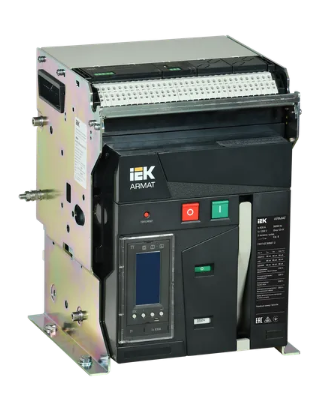 Фотография товара 'IEK ARMAT Воздушный автоматический выключатель стационарного исполнения 3P типоразмер A 66кА 630А AR-ACB-3FA-066-0630A-TYCF'