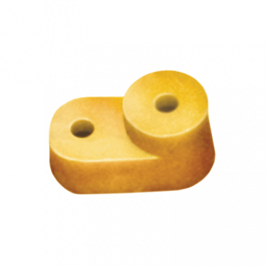 Фотография товара 'IEK YIS31 Угловой изолятор для "О" шины желтый'