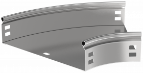 Фотография товара 'IEK Поворот плавный 45град тип Г01 ESCA 80х400мм, CPG01-0-45-080-400'