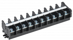 Фотография товара 'IEK Блок зажимов БЗН TK-100 25 мм2 100А на DIN-рейку 10 пар, YZN43-10-025-K02'
