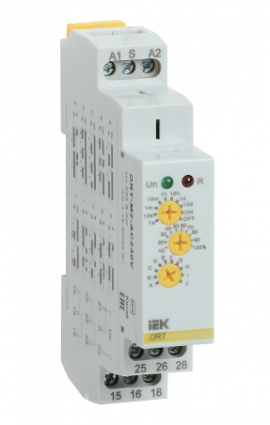 Фотография товара 'IEK Реле времени ORT многофункциональное 2 контакта 230В AС ORT-M2-AC230V'