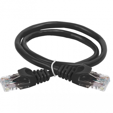 Фотография товара 'IEK PC09-C5EU-1M-G Шнур коммутационный кат.5Е UTP 1м'