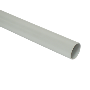 Фотография товара 'IEK Труба гладкая жесткая ПВХ d=20мм серая 2м (50м/компл) CTR10-020-K41-2-050'