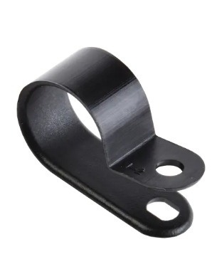 Фотография товара 'IEK Скоба крепежная 16мм нейлоновая черная (50шт) USK11-16-050-K02'