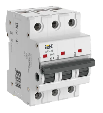 Фотография товара 'IEK ARMAT Выключатель-разъединитель SWN 3P 40А AR-SWN-3-040'