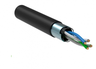 Фотография товара 'IEK Витая пара U/UTP 5E 24AWG 2PR LDPE 1м черный 305м, BC3-C5E02-139-305-R-G'