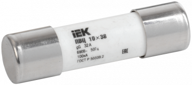 Фотография товара 'IEK Плавкая вставка цилиндрическая ПВЦ 22х58 gG 8А CFL22-008'