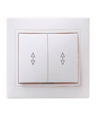 Фотография товара 'IEK Выключатель 2-клавишный проходной ВСп10-2-0-КБ 10А КВАРТА белый EVK22-K01-10-DM'