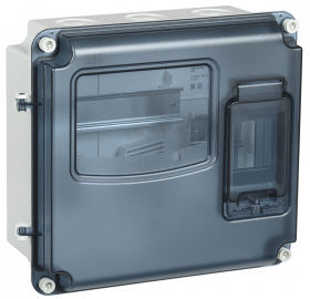 Фотография товара 'IEK Корпус пластиковый ЩУРн-П 1/3 IP55 PC MSP1-N-03-55'