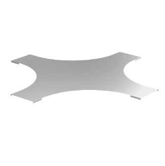 Фотография товара 'IEK Крышка крестовины лестничной LESTA основание 600мм R600 CKR05D-4-600-10'