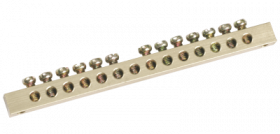 Фотография товара 'IEK Шина PEN "земля-ноль" 8х12мм 22/1 YNN20-22-100'