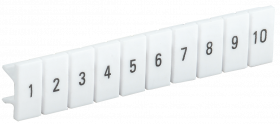 Фотография товара 'IEK Маркеры для КПИ-4мм2 с нумерацией №№ 1-10 YZN11M-004-K00-10'
