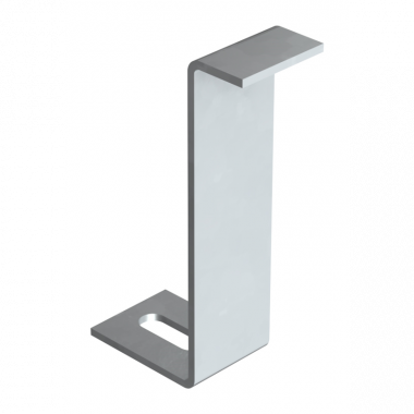 Фотография товара 'IEK CLM50D-SKLK-100 Скоба для крепления лотка с крышкой 100мм'